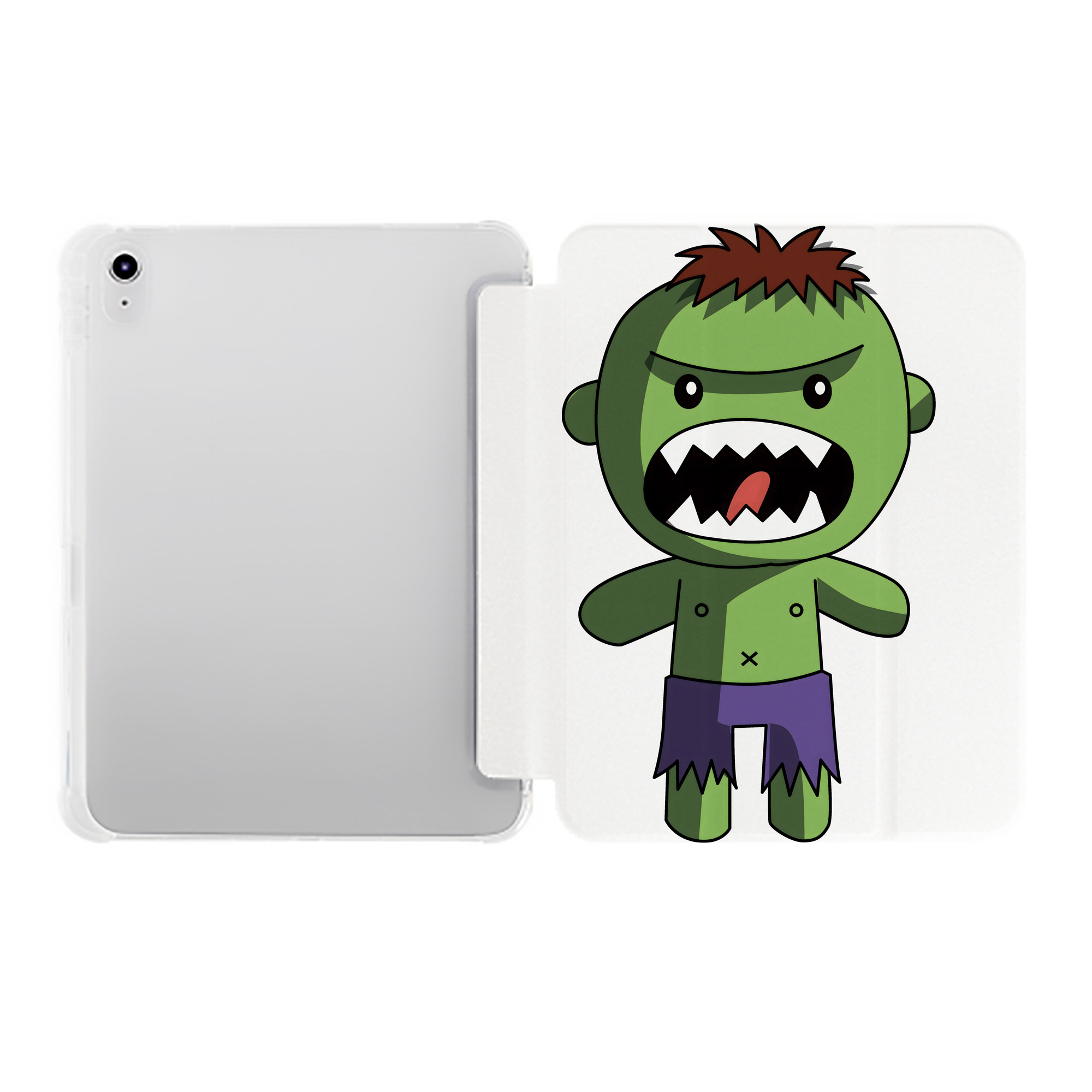 （画像用） アベンジャーズ The Avengers IPad ケース ペン収納付き 三つ折りスタンド PUレザー×シリコン 対応機種9.5/10.5/10.9インチ